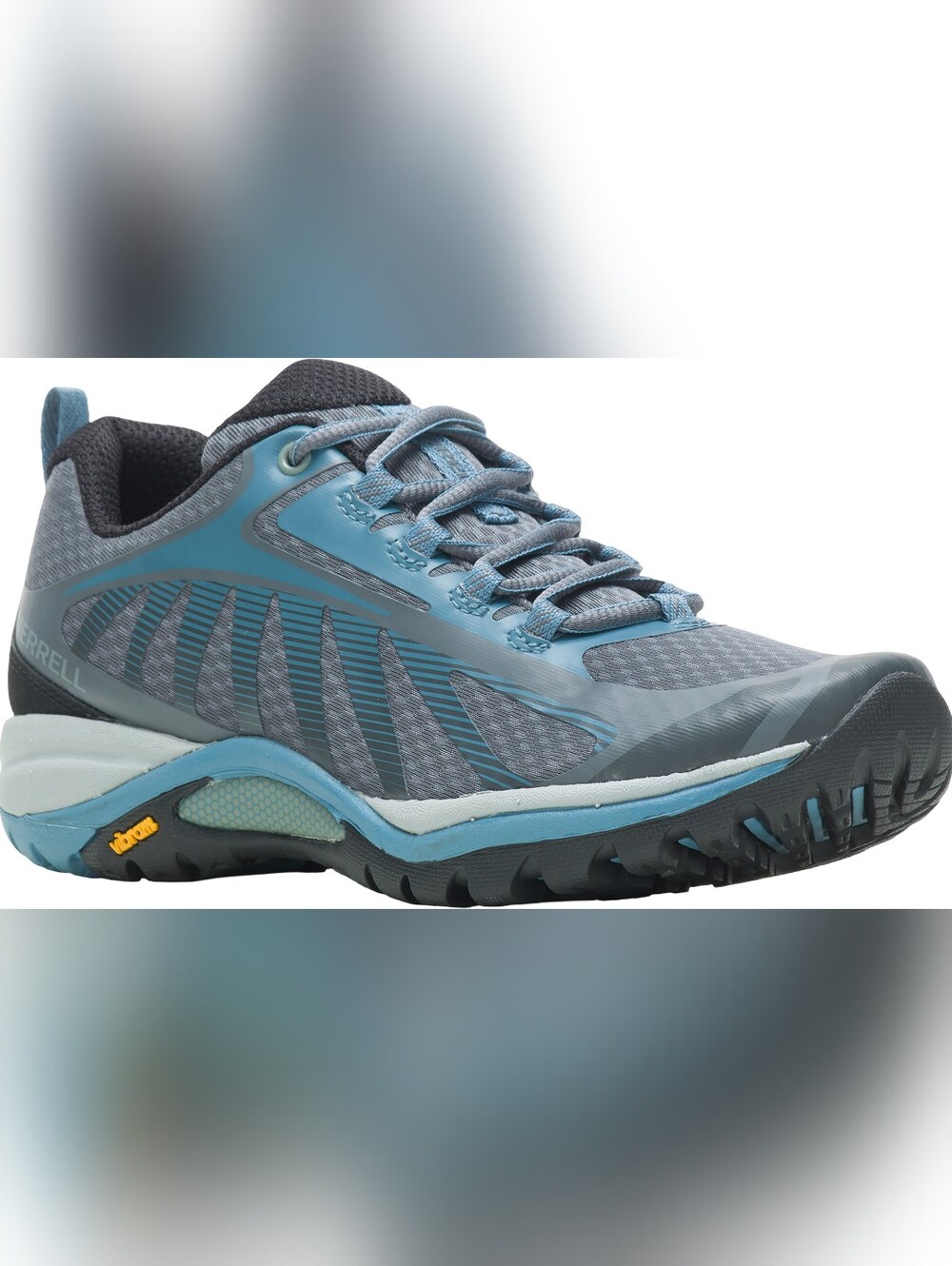 MERRELL Women Active Shoes Size 6 Blue And Black Like New ! Athletic Hiking